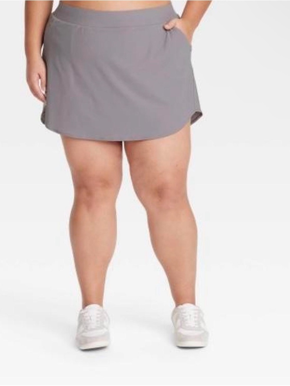 All In Motion Women’s Active Skort With Pockets Gray Size M